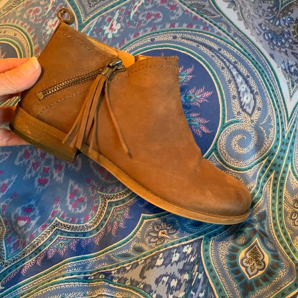 Franco Sarto brown booties size 8